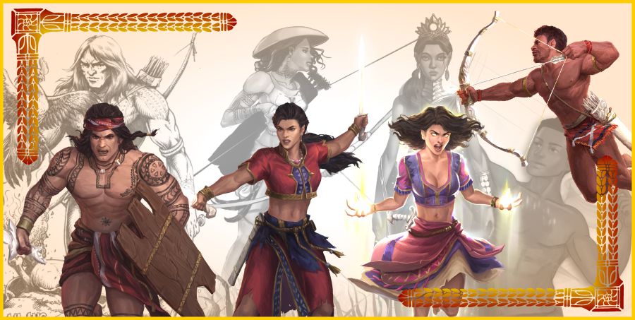 Epic Heroes... Demigods... Lakandians